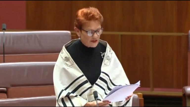 Pauline Hanson stands up against anti-Jewish trolls